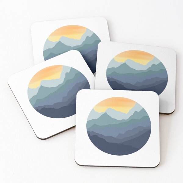 Item preview, Mountain sunset designed and sold by liv morneau.