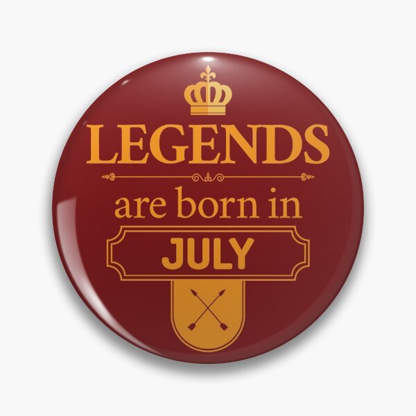 Item preview, Legends Are Born In July | Birthday Gift | designed and sold by Minimalwiz.