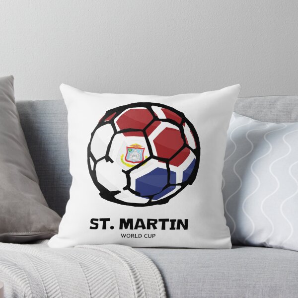 Item preview, St Martin Football Country Flag designed and sold by KewaleeTee.