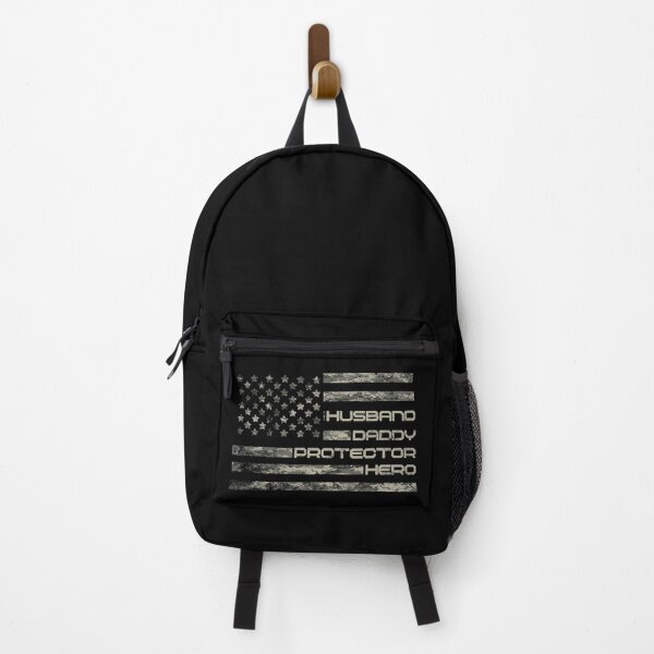 Item preview, Husband Daddy Protector Hero American Flag Digital Camo Fathers Day designed and sold by modernfamgear.
