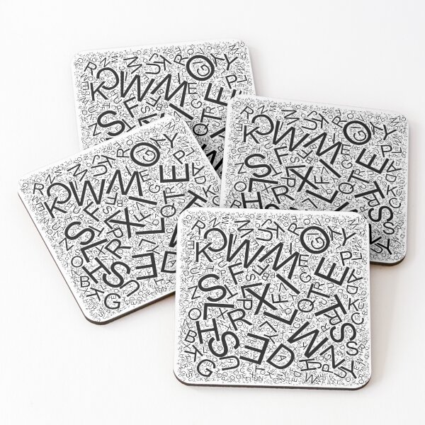 Item preview, Random Letters - Created with Processing designed and sold by Rupert Russell.