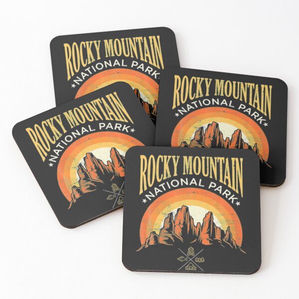 Item preview, Rocky Mountain National Park Retro Sunset Clothing designed and sold by Clavitaps.