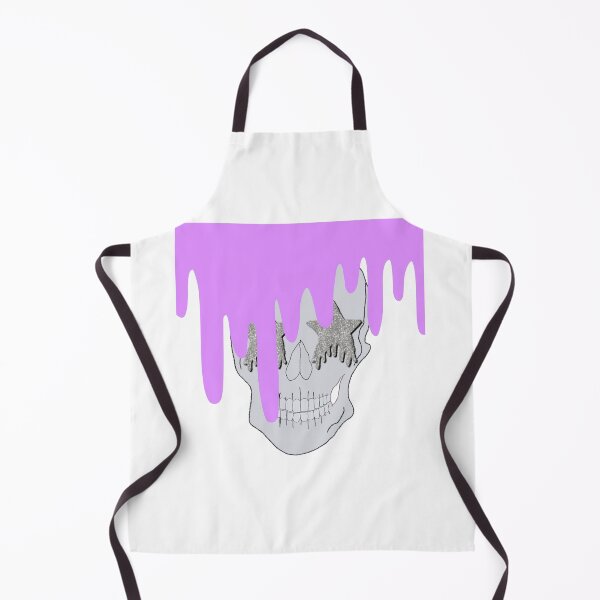 Item preview, purple drippy skull designed and sold by mollsdesignss.