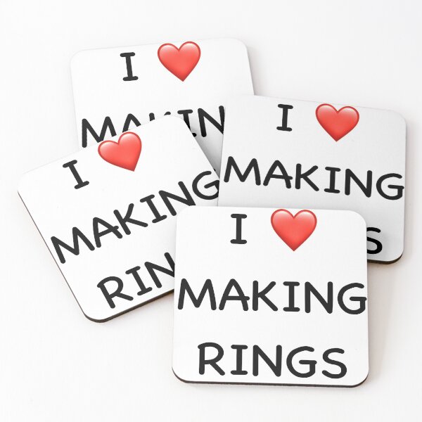 Item preview, I love making rings  designed and sold by Almstthere4.
