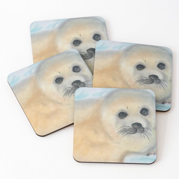 Item preview, Fluffy Arctic Seal designed and sold by Lady-Lilac.