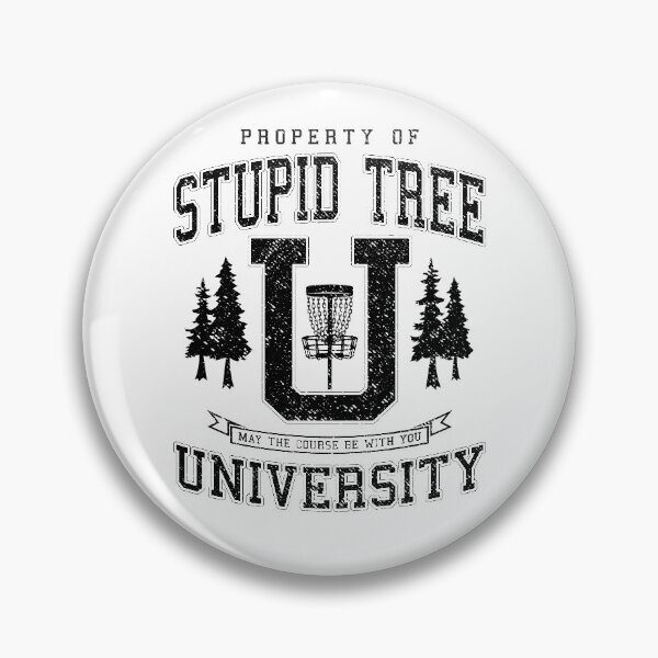 Artikelvorschau, Dumme Baum-Scheibe Golf-Universität Vintage College-Uni entworfen und verkauft von GrandeDuc.