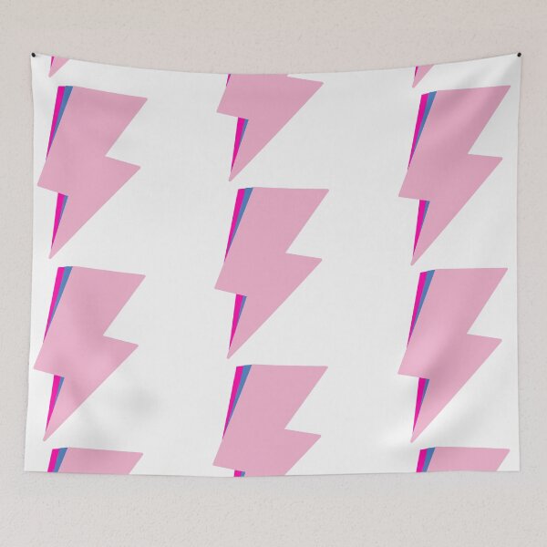 Item preview, pink layered lighting bolt designed and sold by mollsdesignss.