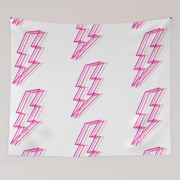 Item preview, pink layered lighting bolt designed and sold by mollsdesignss.