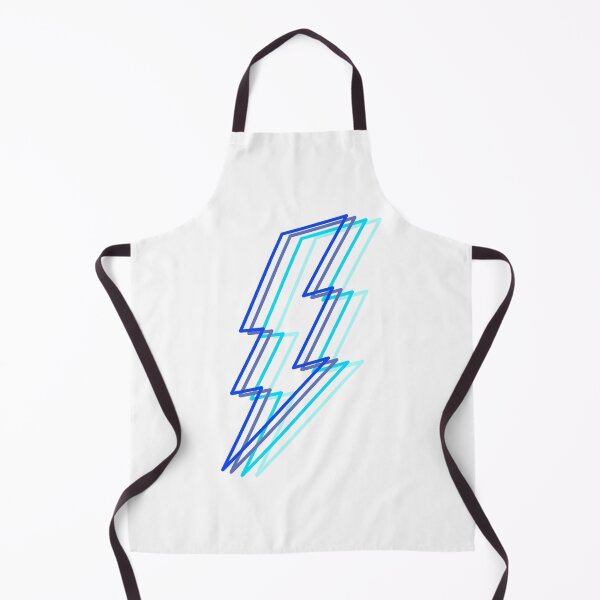 Item preview, blue layered lighting bolt designed and sold by mollsdesignss.
