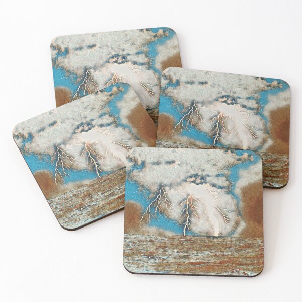 Item preview, GALATHI Brown Ocean Lightning designed and sold by Galathi Designs.