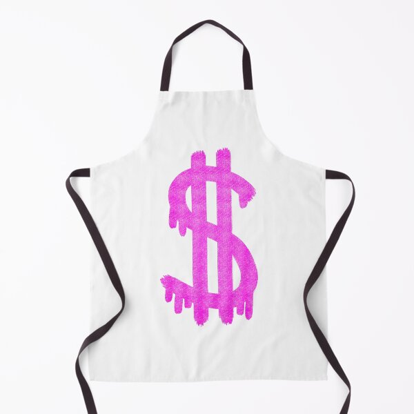 Item preview, pink glittery dollar sign designed and sold by mollsdesignss.