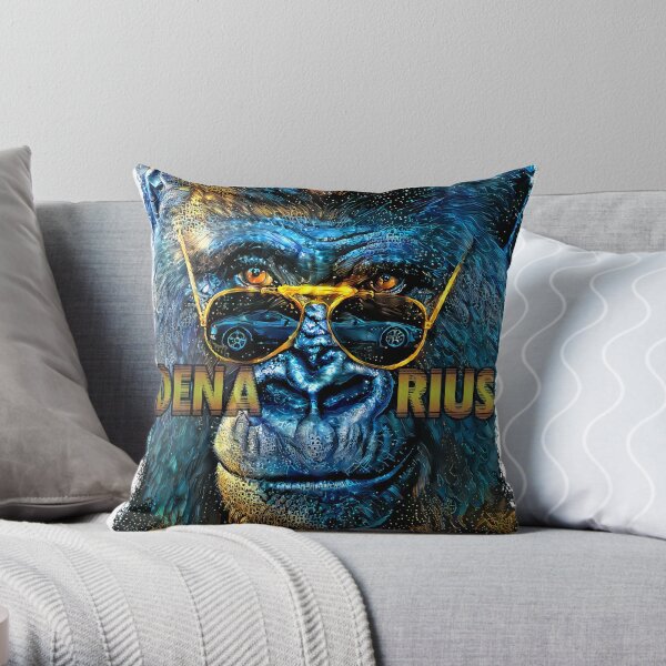 A Bathing Ape Camo Blue Home Throw Pillow