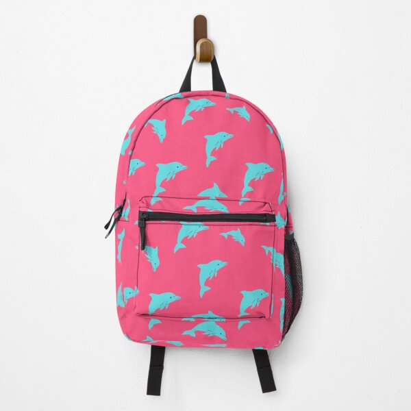 Item preview, Hot Pink Blue Dolphins designed and sold by LaurensFortune.