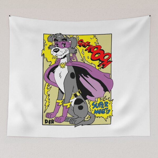Item preview, SUPER MARTY SUPER HERO T-SHIRT designed and sold by wacko41.