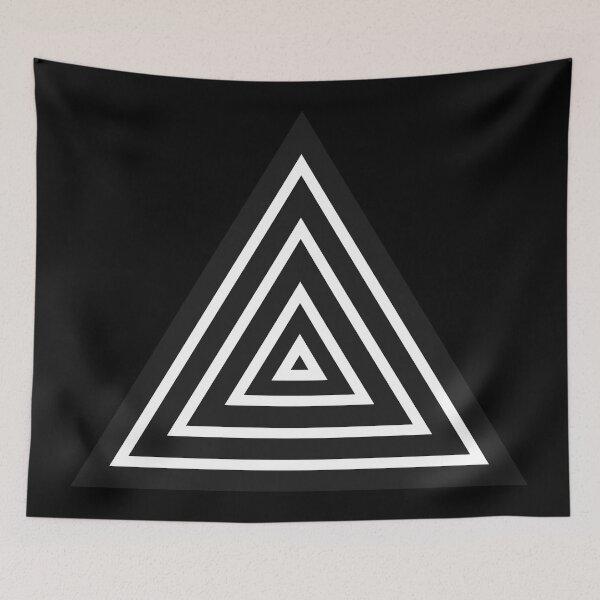Item preview, Black & White Triangle designed and sold by Singhe Design.