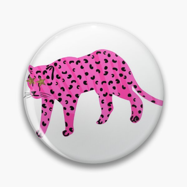 Item preview, neon pink star eyed leopard designed and sold by mollsdesignss.