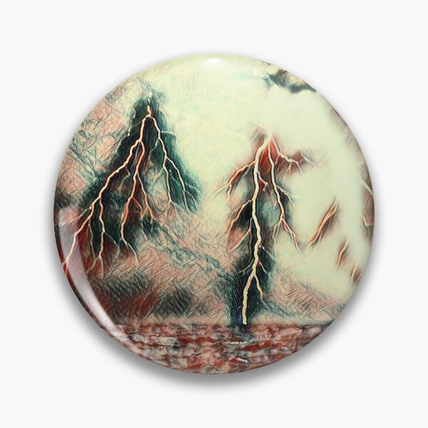 Item preview, GALATHI Red Ocean Lightning designed and sold by Galathi Designs.