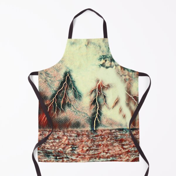 Item preview, GALATHI Red Ocean Lightning designed and sold by Galathi Designs.