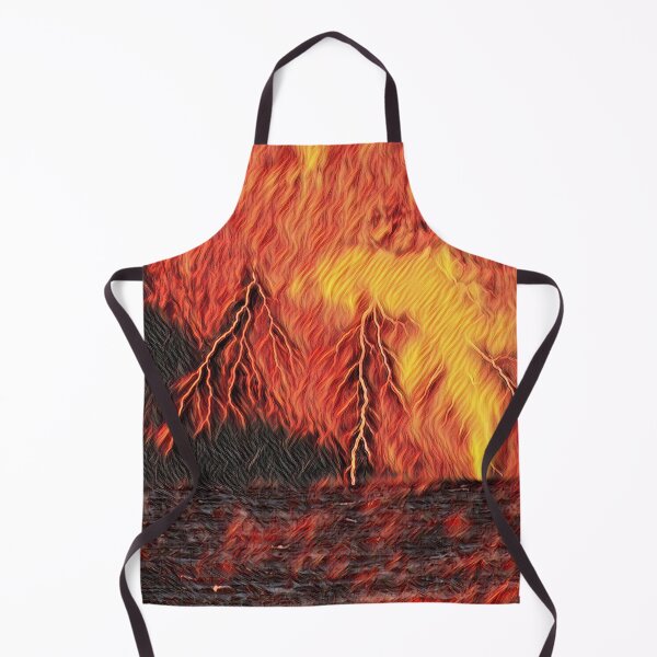 Item preview, GALATHI Flames Ocean Lightning designed and sold by Galathi Designs.