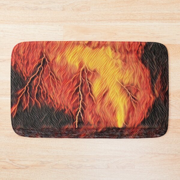 Item preview, GALATHI Flames Ocean Lightning designed and sold by Galathi Designs.
