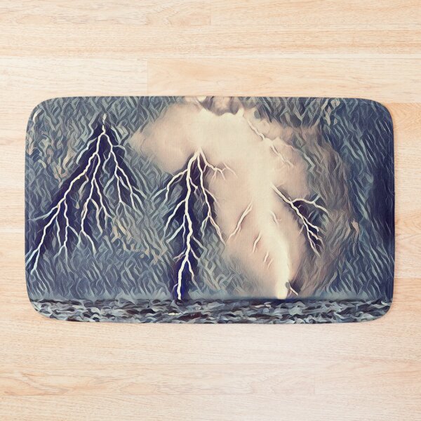 Item preview, GALATHI Sliver Ocean Lightning designed and sold by Galathi Designs.