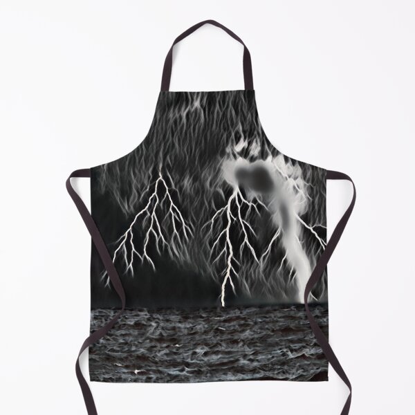 Item preview, GALATHI Black Ocean Lightning designed and sold by Galathi Designs.