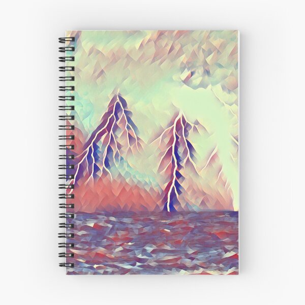 Item preview, GALATHI Painting Ocean Lightning designed and sold by Galathi Designs.
