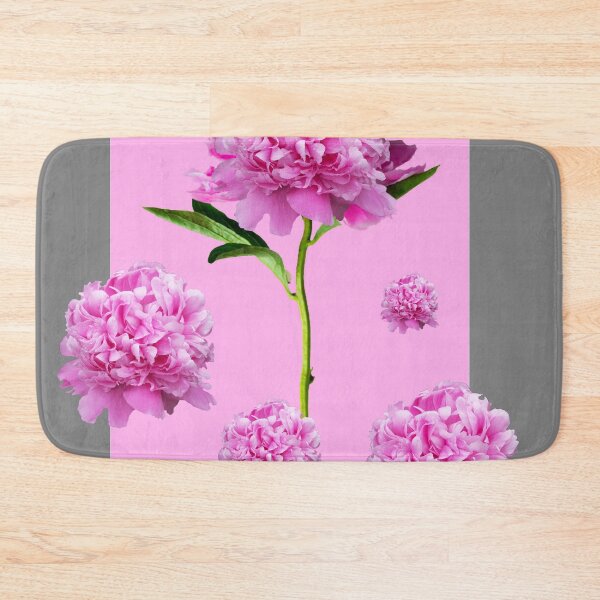 Item preview, CLASSIC PINK-GREY PINK PEONIES FLORAL ART designed and sold by sharlesart.