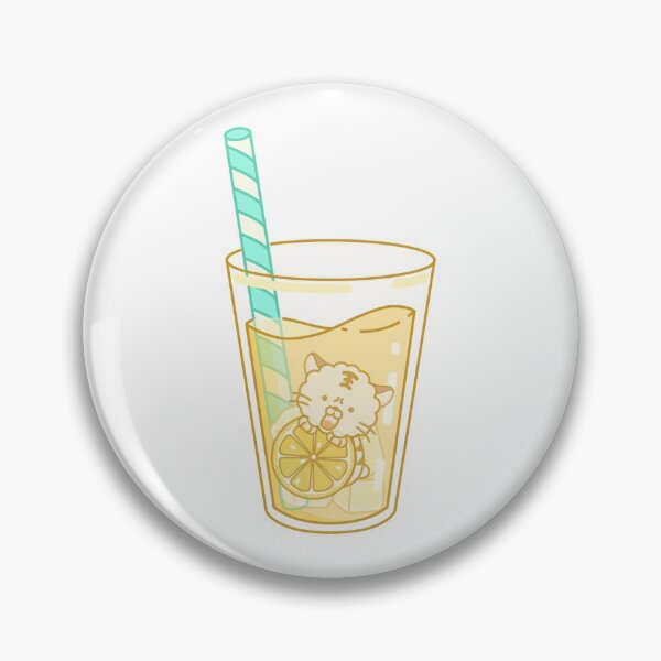 Item preview, Cute cat character in cool lemonade designed and sold by Planb StudioDesign.