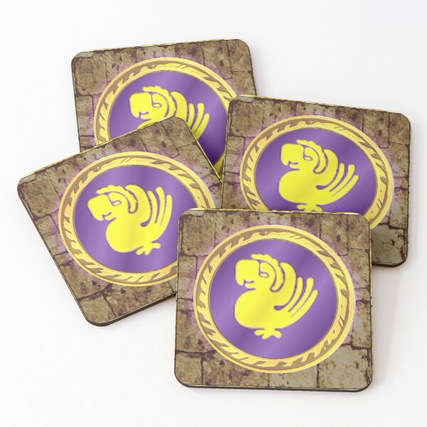 Item preview, Legends of the Hidden Temple Set : Purple Parrots designed and sold by DuskWingArts.