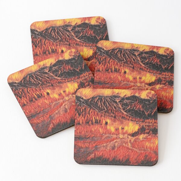 Item preview, GALATHI Natural Oasis Flames - Oasis designed and sold by Galathi Designs.