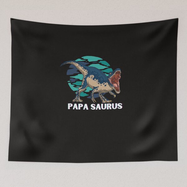 Artikelvorschau, Papasaurus Rex Retro-Shirt entworfen und verkauft von SukanyaShop.
