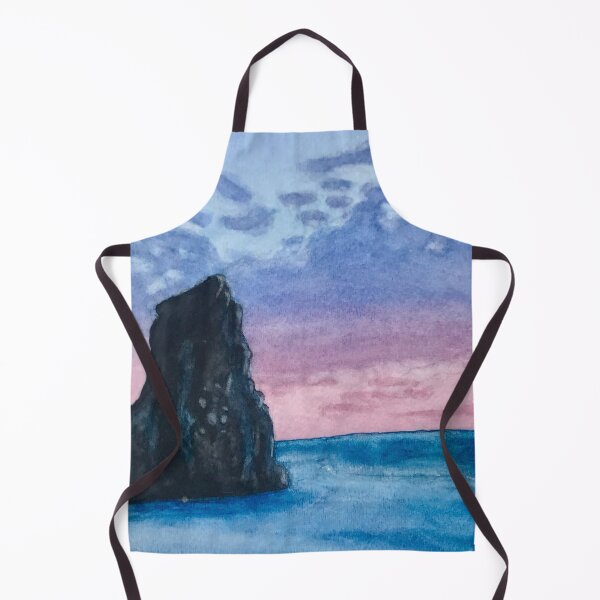 Item preview, Cloudy Ocean Sunrise Watercolor Painting  designed and sold by Lady-Lilac.