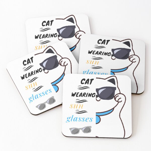 Item preview, Cat wearing sunglasses designed and sold by T-ShirtIn85.