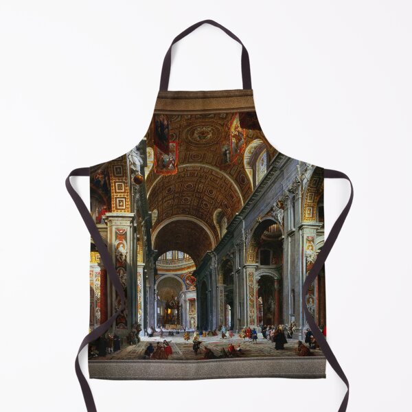 Item preview, Interior of St. Peter's Basilica, Rome by Giovanni Paolo Panini Old Masters Classical Art Reproduction designed and sold by Xzendor7 Digital Art Creations.