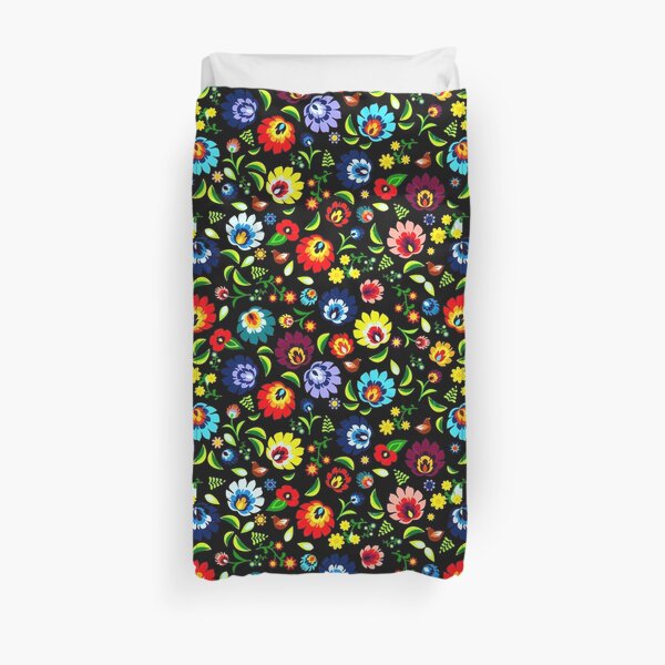 Hungarian Folk Pattern Duvet Cover