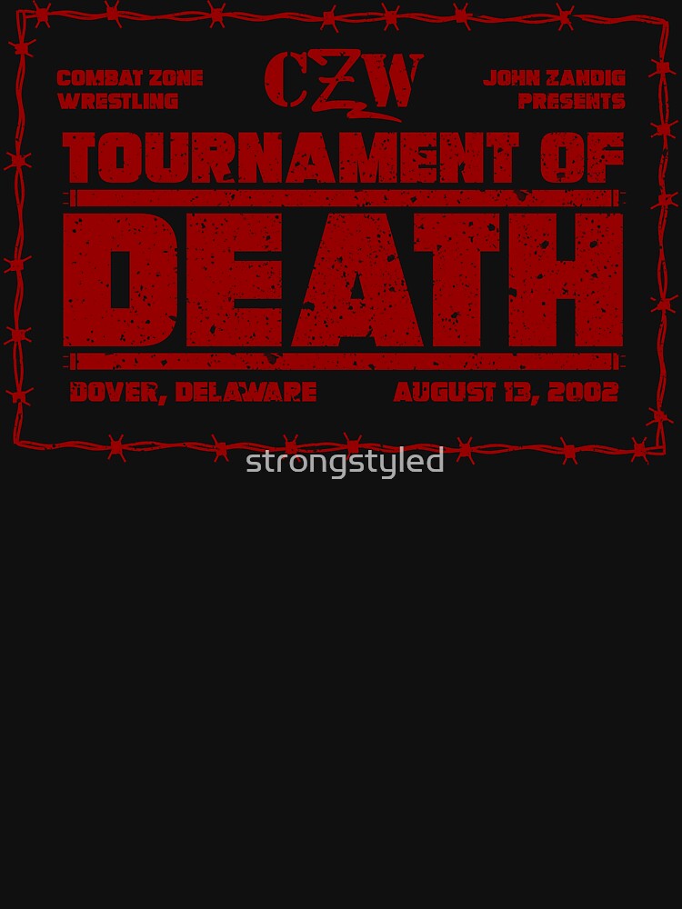 Zone Wrestling Tournament of Death" Tshirt for Sale by