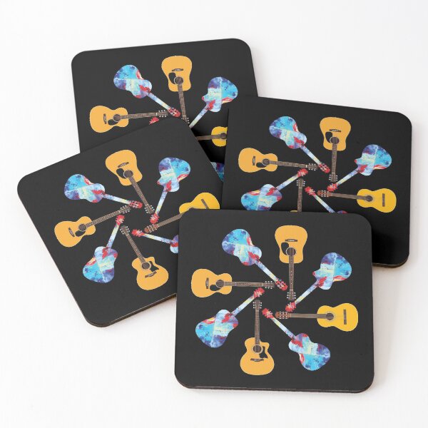Item preview, Circular Pattern of Natural Acoustic Guitars designed and sold by nightsworthy.