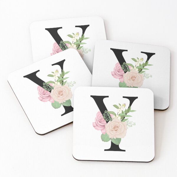 Item preview, Floral Y Monogram designed and sold by starrylite.