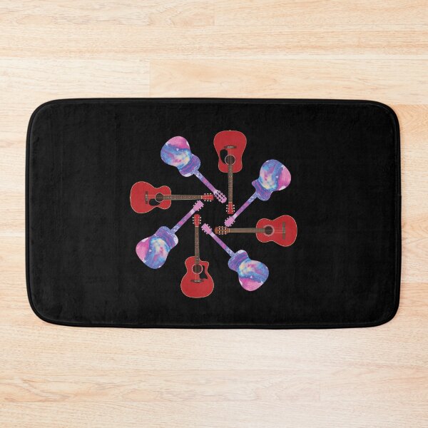 Item preview, Circular Pattern of Red Acoustic Guitars designed and sold by nightsworthy.