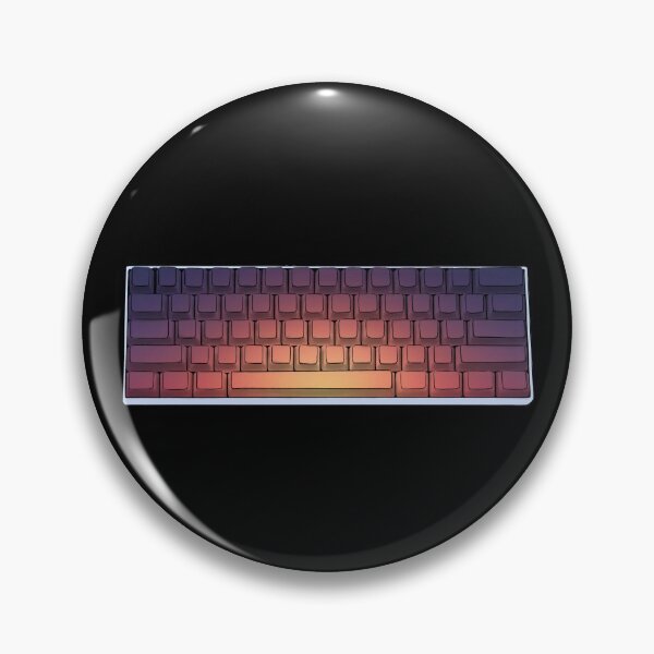 Item preview, Mechanical Keyboard - 60 Sunset designed and sold by froggo tees.