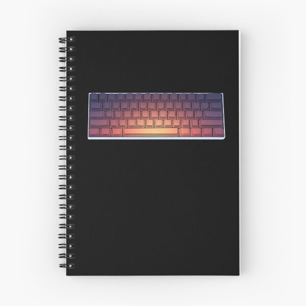 Item preview, Mechanical Keyboard - 60 Sunset designed and sold by froggo tees.