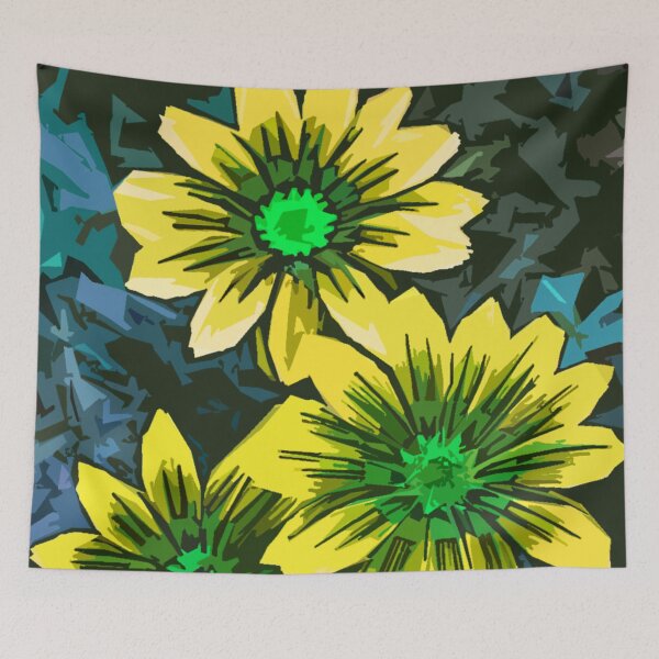 Item preview, Yellow Gazania Flowers designed and sold by Carlo Varo.