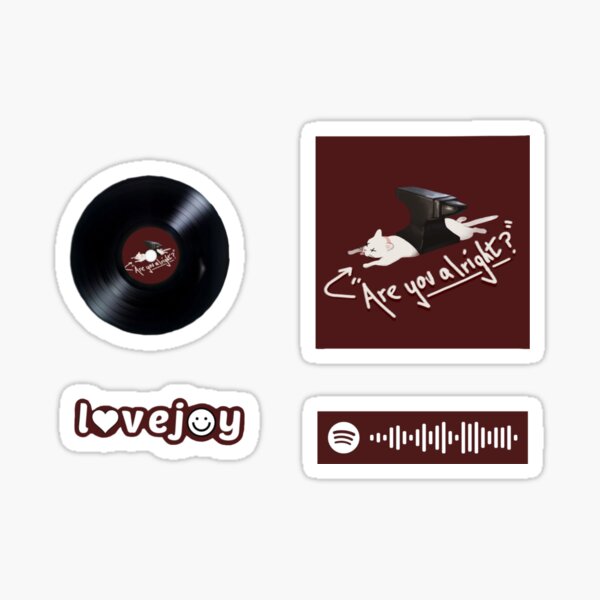 Lovejoy Are you alright Sticker Pack Sticker