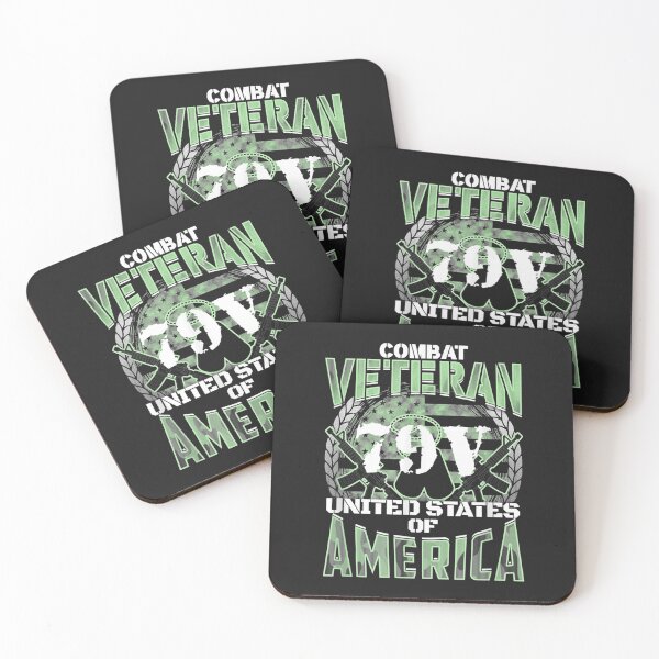 Item preview, 79V MOS United States Combat Veteran TShirt27 designed and sold by emilydor.