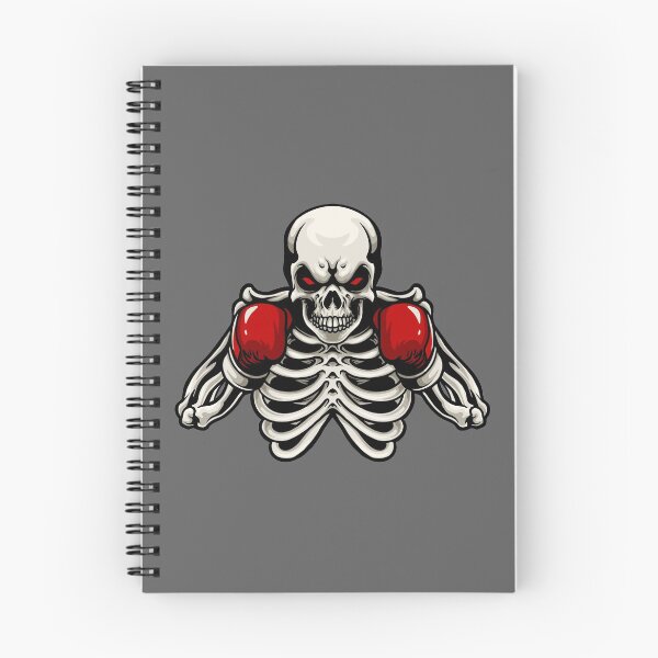 Item preview, Skull Boxer With Red Boxing Gloves Mascot designed and sold by Ermland-LabeL.