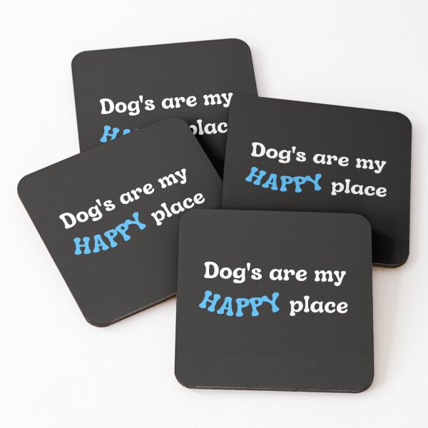 Item preview,  Dogs are my Happy place designed and sold by Monique Alexander.