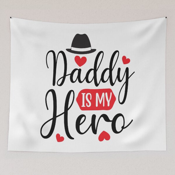 Item preview, Daddy Is My Hero: My Daddy is a Hero: Happy Father's Day designed and sold by Printoweb.