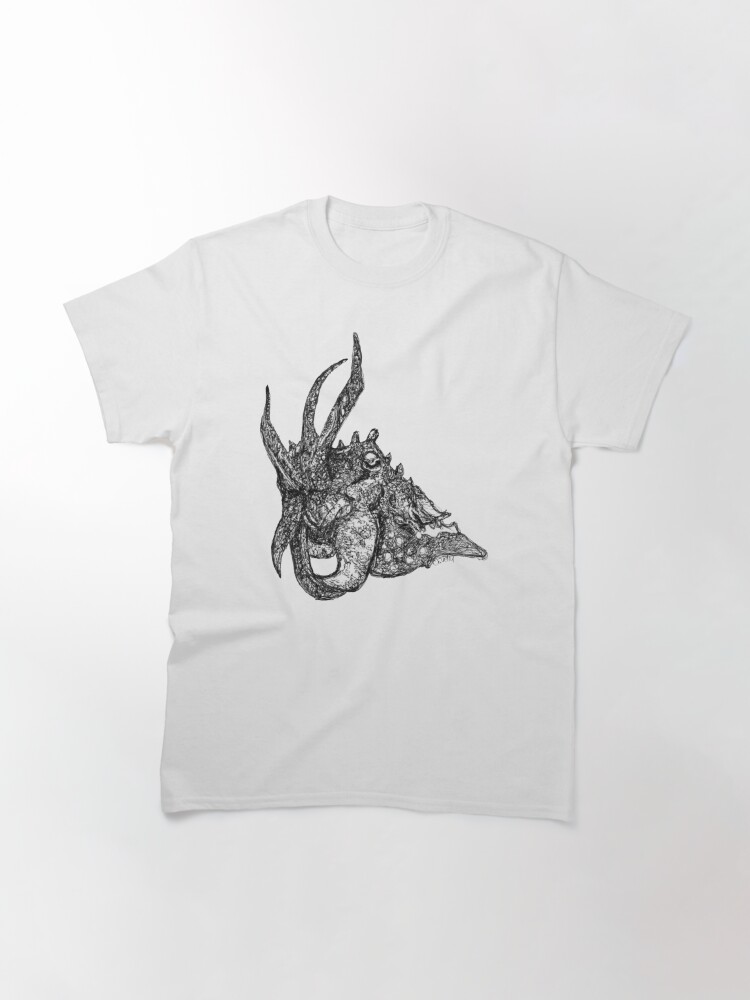 Alternate view of Rufus the Reaper Cuttlefish Classic T-Shirt