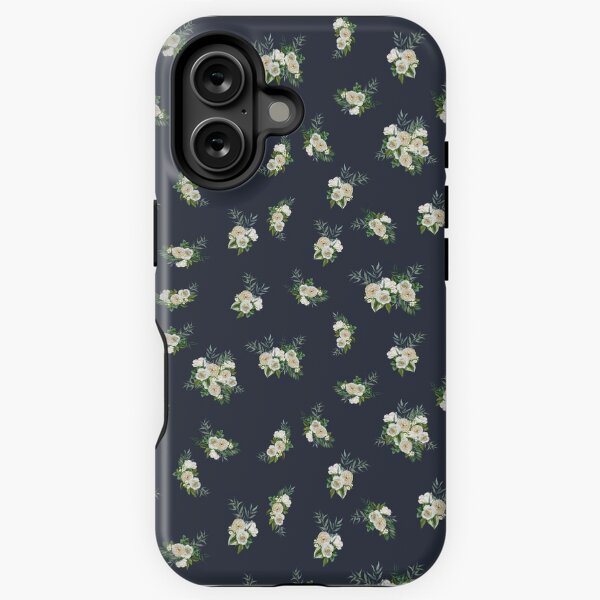 Item preview, Navy Rose Flower Pattern designed and sold by Shonecases.